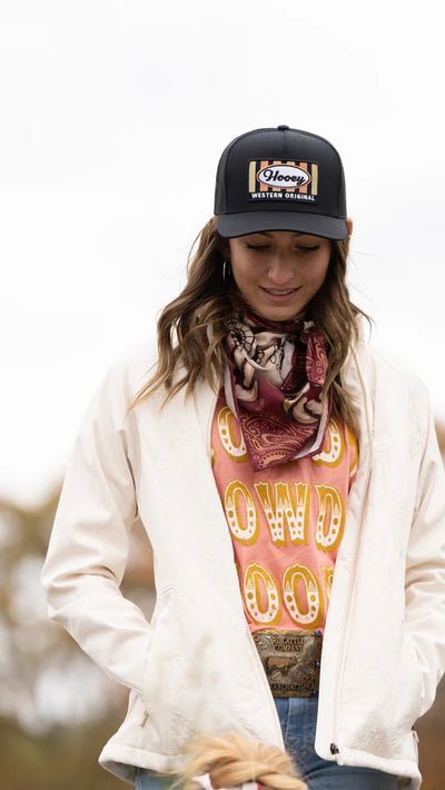 Discover Hooey "Sudan" Black w/Tan & Grey Quality Hooey Hats located at The Revival.