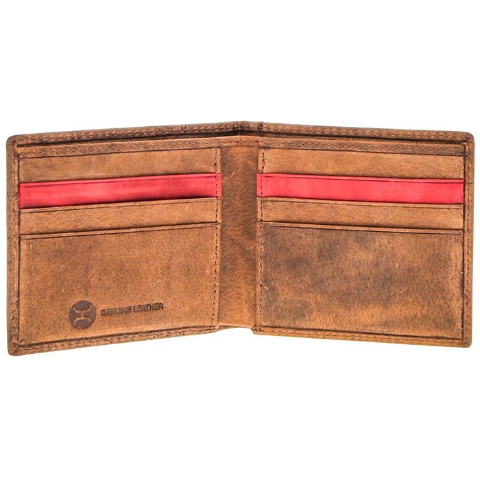 Discover "Ranger" Tan w/Embroidered Accents Bifold Hooey Wallet Quality Hooey Wallet located at The Revival.