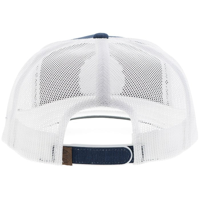 Discover Hooey "Spur" Hat Denim/White w/Leather Circle Patch Quality Hooey Hats located at The Revival.