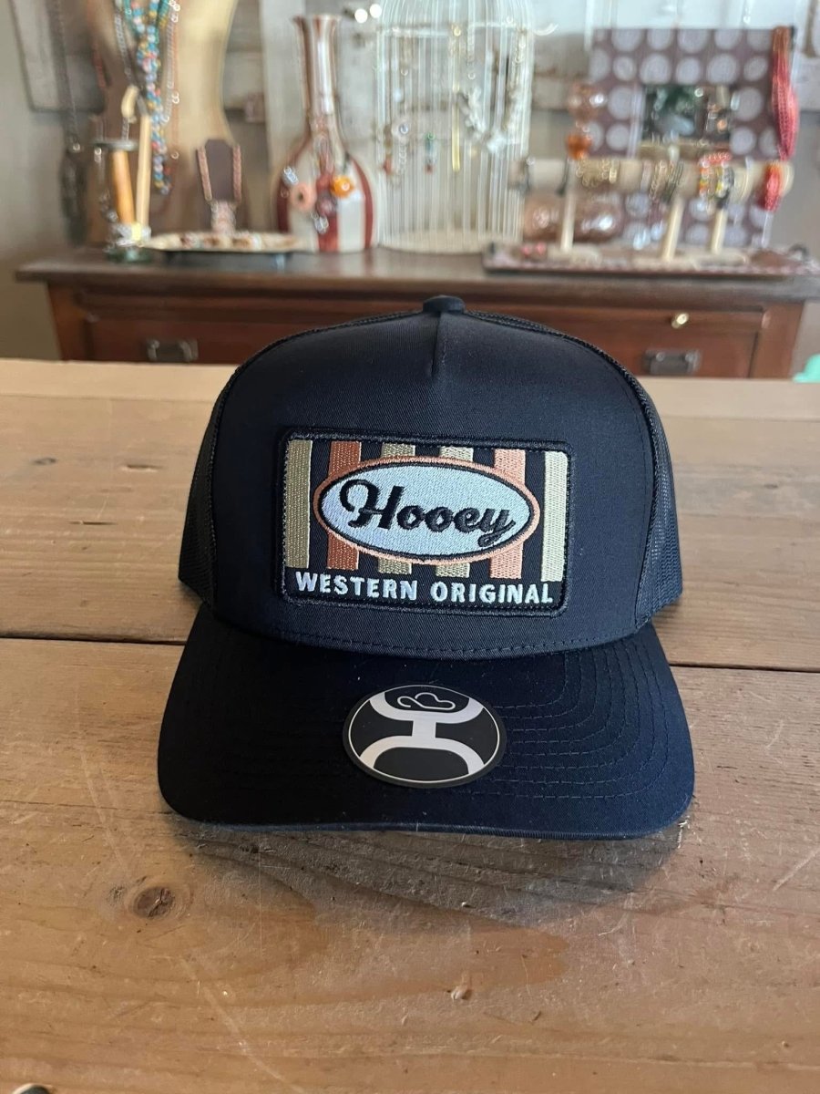 Discover Hooey "Sudan" Black w/Tan & Grey Quality Hooey Hats located at The Revival.