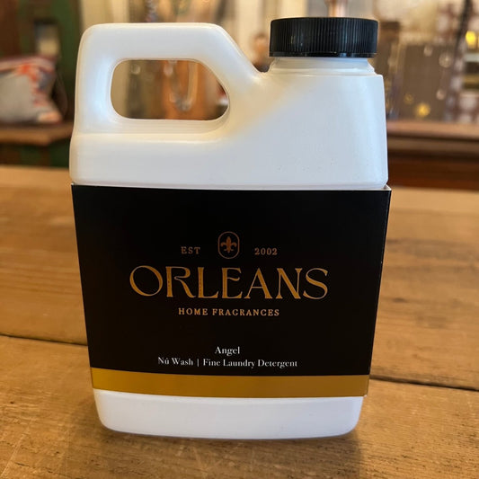 Discover Nu Wash Fine Laundry Detergent by Orleans Home Fragrances Angel Scented Quality Orleans Home Fragrances Laundry Detergent located at The Revival.
