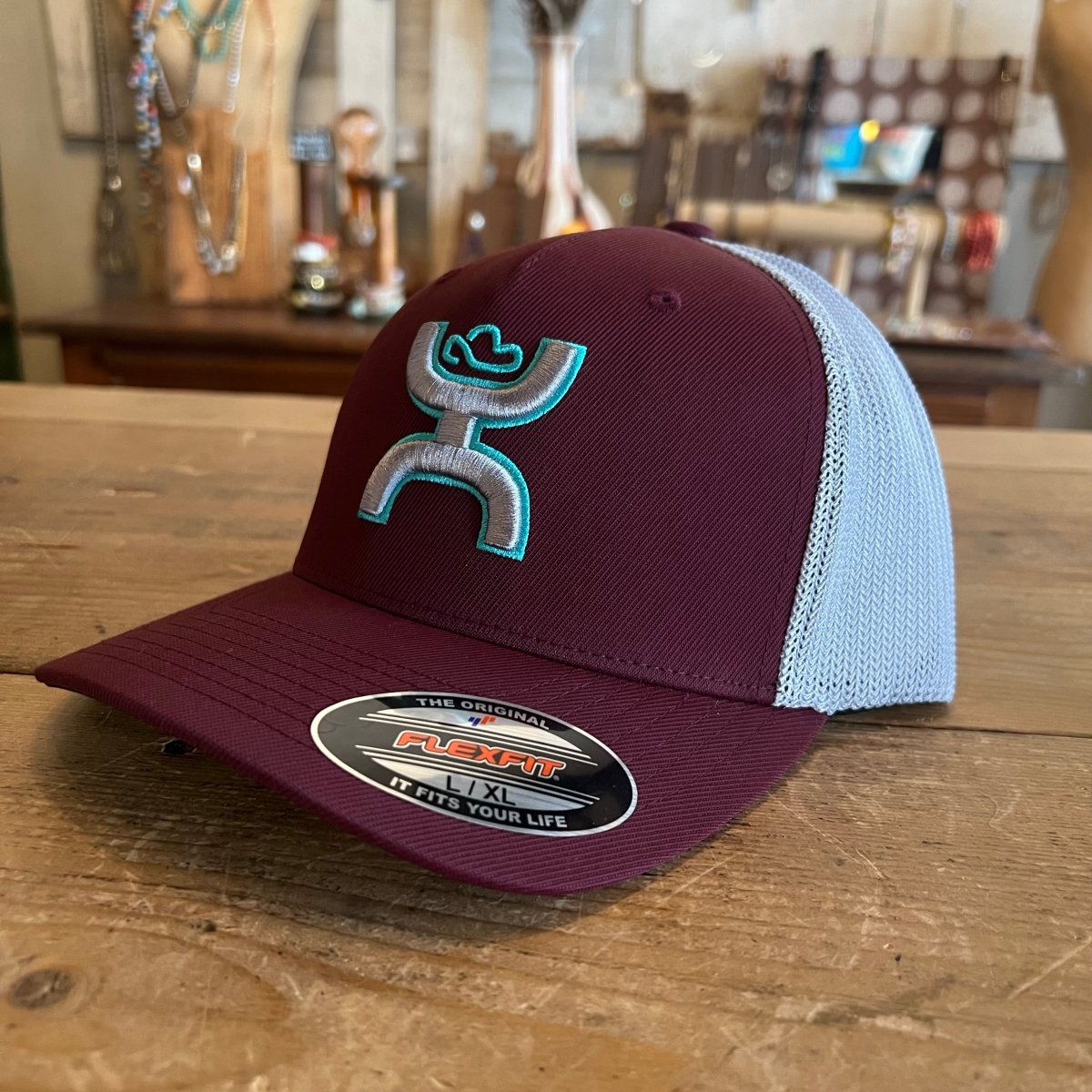 Discover Hooey "Coach" Maroon/Grey Hat Quality Hooey Hats located at The Revival.