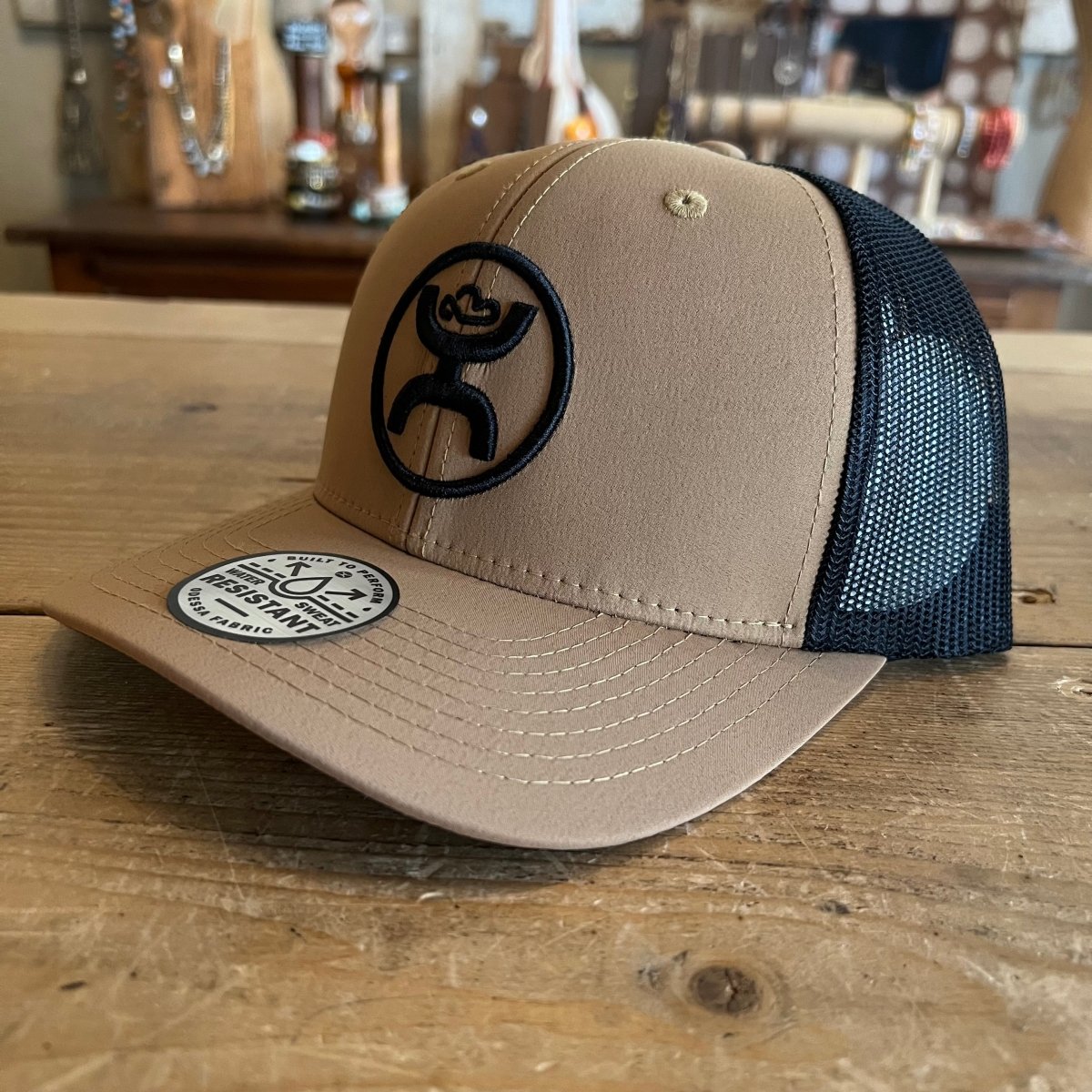 Discover Hooey "O - Classic" Tan/Black Snapback Hat Quality Hooey Hats located at The Revival.