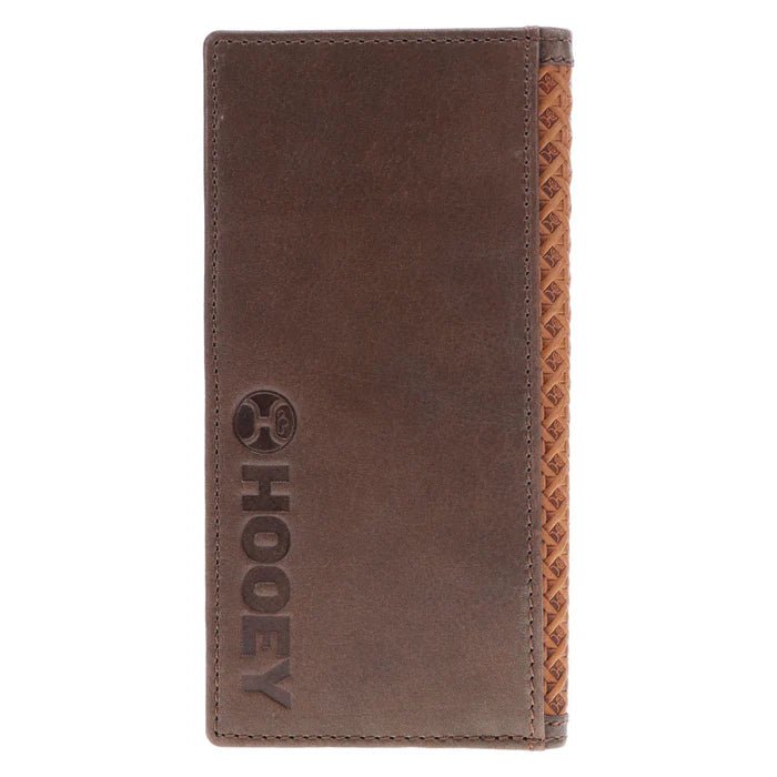Discover "Hands Up Basketweave" Tan & Brown Rodeo Wallet Quality Hooey Wallet located at The Revival.