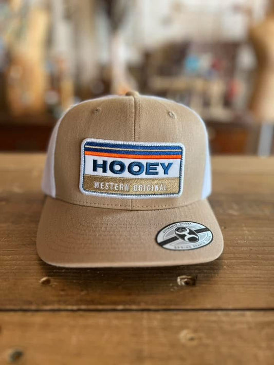 Discover Hooey "Horizon" Tan/White Hat Quality Hooey Hats located at The Revival.