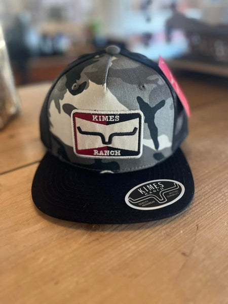 Kimes Ranch Sparky Trucker Hat - Camo - Discover Kimes Ranch Sparky Trucker Hat - Camo Quality Kimes Ranch Hats located at The Revival.
