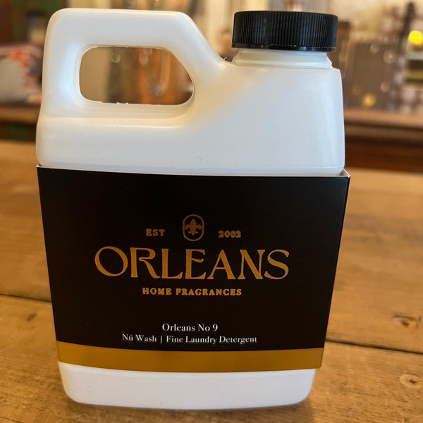 Nu Wash Fine Laundry Detergent by Orleans Home Fragrances Orleans No. 9 Scented - Discover Nu Wash Fine Laundry Detergent by Orleans Home Fragrances Orleans No. 9 Scented Quality Orleans Home Fragrances Laundry Detergent located at The Revival.