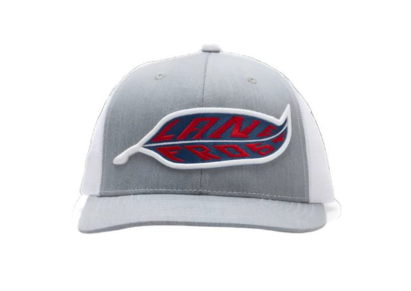Lane Frost Eagle Feather Cap - Lane Frost Eagle Feather Cap front view