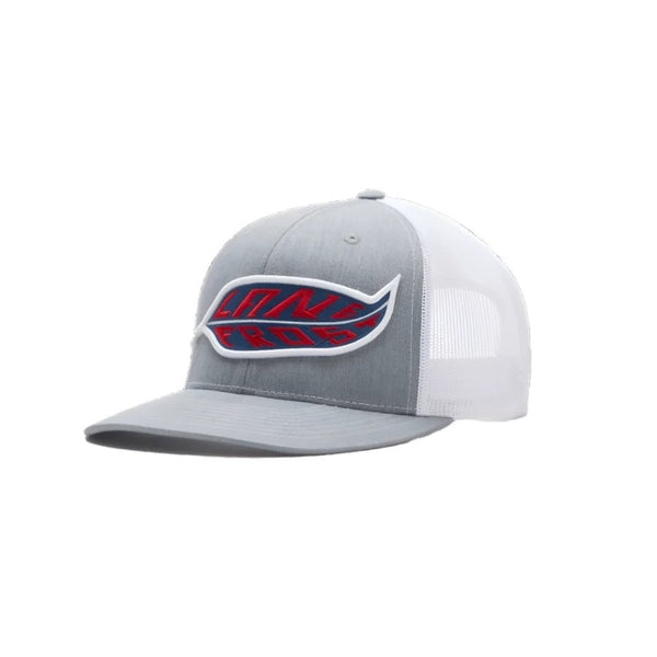 Lane Frost Eagle Feather Cap - Side profile of Lane Frost Eagle snapback hat