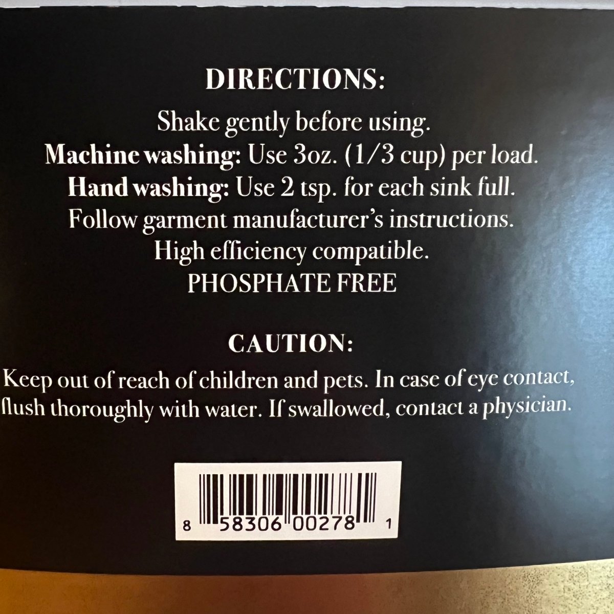 Discover Nu Wash Fine Laundry Detergent by Orleans Home Fragrances Cashmere Scented Quality Orleans Home Fragrances Laundry Detergent located at The Revival.