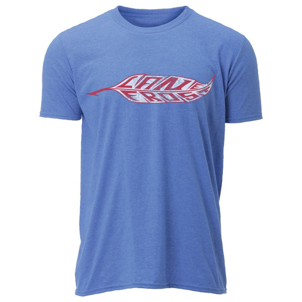 Lane Frost Brand Feather T-Shirt Blue - Discover Lane Frost Brand Feather T-Shirt Blue Quality Lane Frost Shirt located at The Revival.