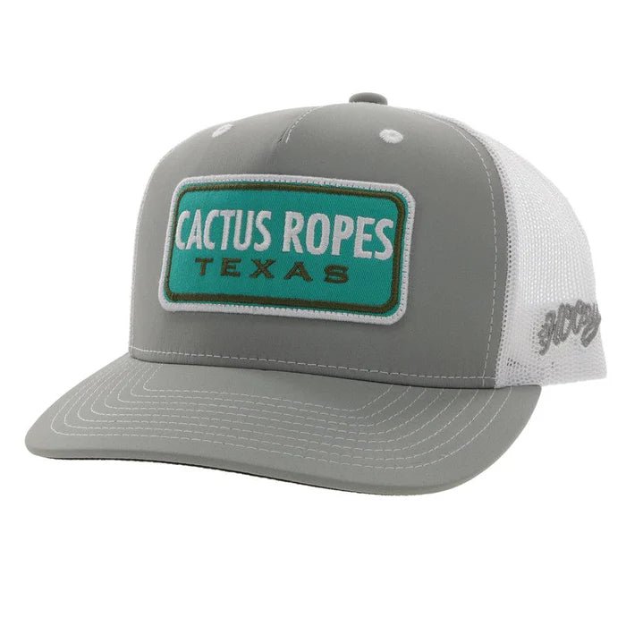Discover Hooey Cactus Ropes "CR083" Grey/White Hat Quality Hooey Hats located at The Revival.