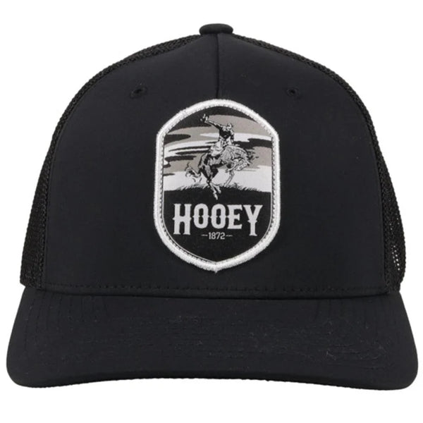 Hooey Cheyenne Black Flexfit Hat - Discover Hooey Cheyenne Black Flexfit Hat Quality Hooey Hats located at The Revival.