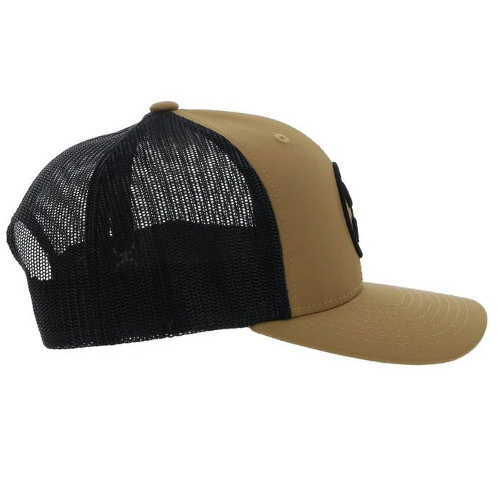 Discover Hooey "O - Classic" Tan/Black Snapback Hat Quality Hooey Hats located at The Revival.