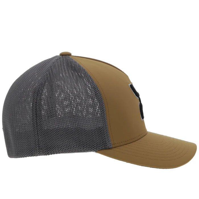 Discover Hooey "Coach" Tan/Grey Hat w/Black & Silver Logo Quality Hooey Hats located at The Revival.