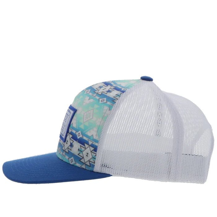 Discover Hooey "Doc" Teal/White w/Aztec Hat Quality Hooey Hats located at The Revival.