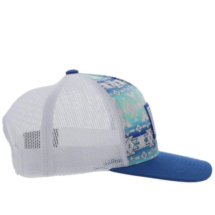 Discover Hooey "Doc" Teal/White w/Aztec Hat Quality Hooey Hats located at The Revival.
