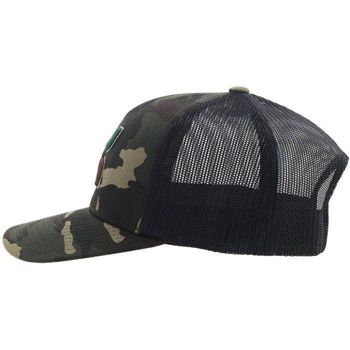 Discover Hooey "Texican" Hooey Hat Camo/Black Quality Hooey Hats located at The Revival.