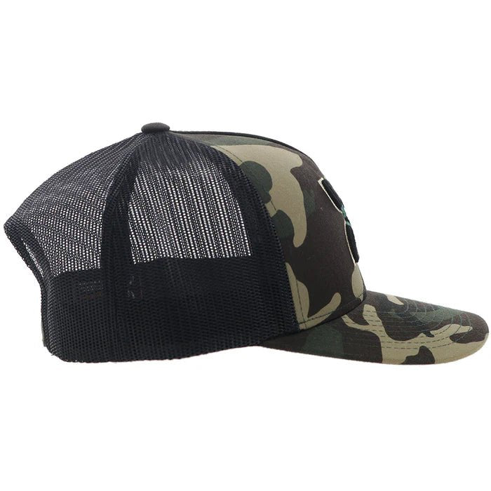Discover Hooey "Texican" Hooey Hat Camo/Black Quality Hooey Hats located at The Revival.