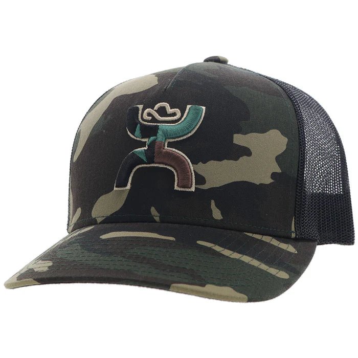 Discover Hooey "Texican" Hooey Hat Camo/Black Quality Hooey Hats located at The Revival.