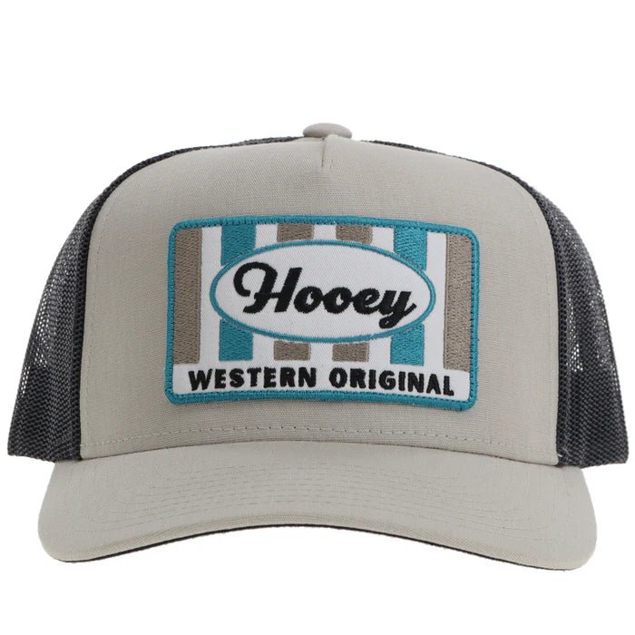 Hooey Sudan Tan Charcoal Patch Cap front view