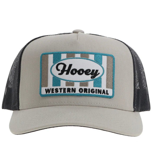 Hooey Sudan Tan Charcoal Patch Cap - Hooey Sudan Tan Charcoal Patch Cap front view