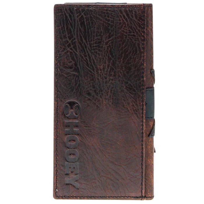 Discover "Kai" Brown/Black & Tan Patchwork Rodeo Hooey Wallet Quality Hooey Wallet located at The Revival.