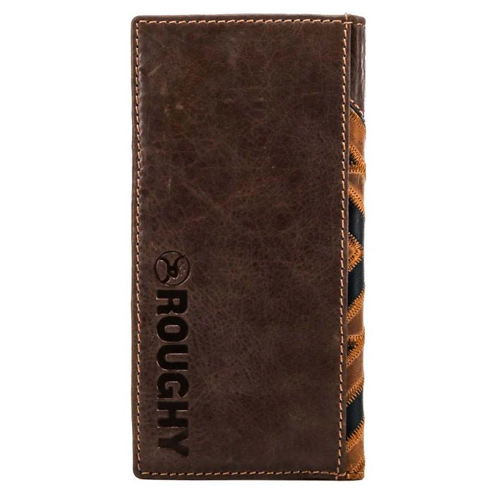 Discover "Kamali" Rodeo Roughy 2.0 Wallet Brown/ Red w/Patchwork Quality Hooey Wallet located at The Revival.