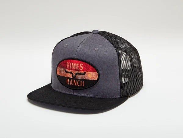 Kimes Ranch American Standard Charcoal Trucker Hat - Discover American Standard Trucker Hat - Charcoal Quality Kimes Ranch Hats located at The Revival.