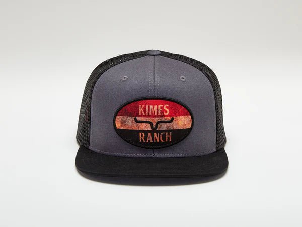Kimes Ranch American Standard Charcoal Trucker Hat - Discover American Standard Trucker Hat - Charcoal Quality Kimes Ranch Hats located at The Revival.