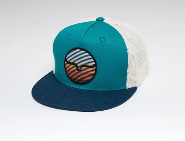 Kimes Ranch The Graduate Trucker Hat - Teal - Discover Kimes Ranch The Graduate Trucker Hat - Teal Quality Kimes Ranch Hats located at The Revival.