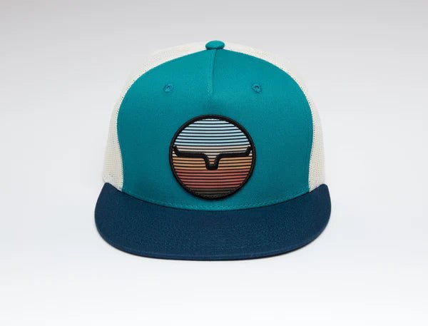 Kimes Ranch The Graduate Trucker Hat - Teal - Discover Kimes Ranch The Graduate Trucker Hat - Teal Quality Kimes Ranch Hats located at The Revival.