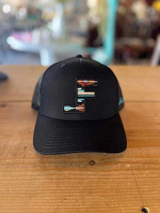 Front View of Lane Frost Aztec Cap