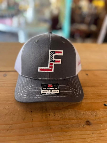 Lane Frost Courage Trucker Hat - Front View of Lane Frost Courage Western Cap in real life