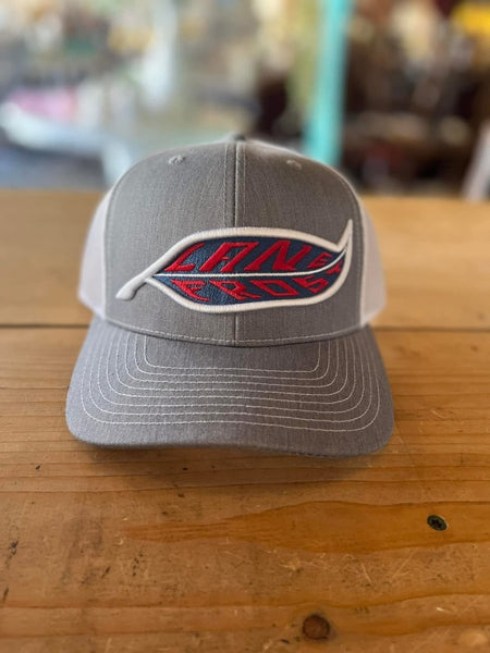Lane Frost Eagle Feather Cap - Lane Frost Eagle Feather Cap front view