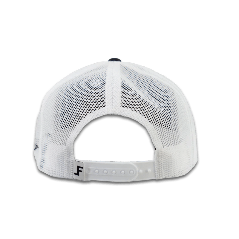 Adjustable snapback and curved bill on Lane Frost Western cap