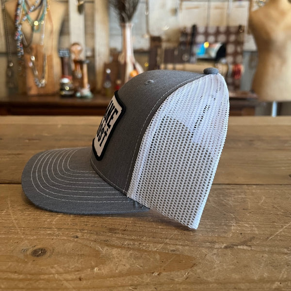 Lane Frost Bucker Western Snapback Hat - Side View of Lane Frost Bucker Cap