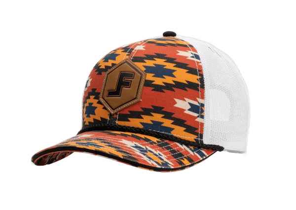 Lane Frost Diamondback Western Snapback Hat - Lane Frost Diamondback Cap Front View