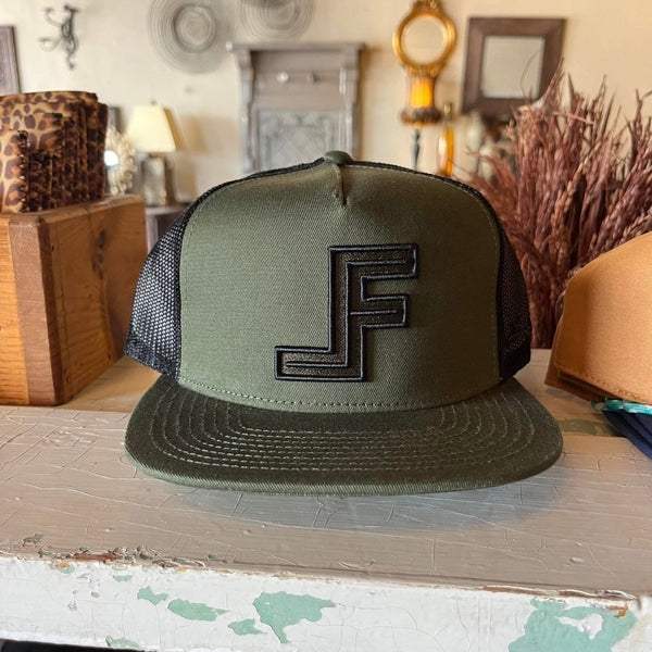 Lane Frost Roughshod Western Trucker Hat - Real Front View of Lane Frost Roughshod Cap