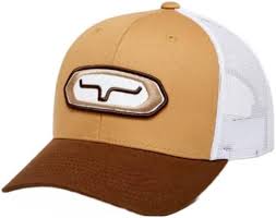 Kimes Ranch Masher Brown Trucker - Side profile of Kimes Ranch Masher Brown Western hat