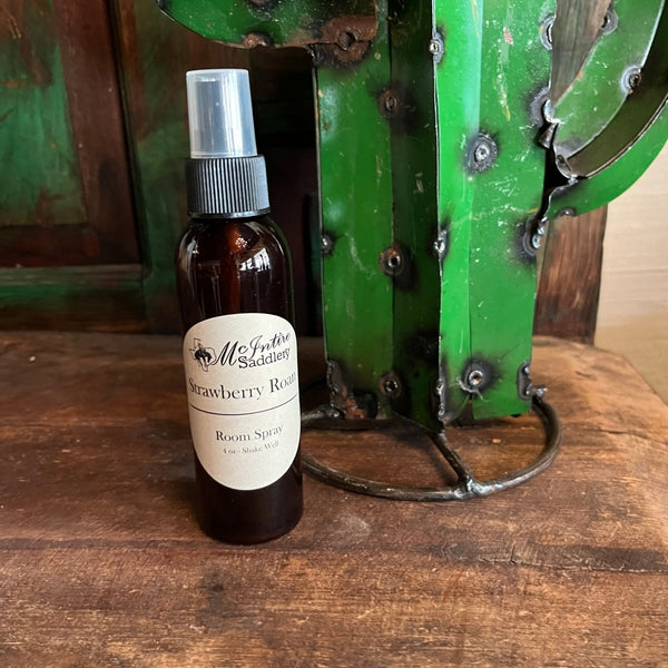 Mcintire Saddlery Stawberry Roan Scented Room Spray - 4oz - Discover Mcintire Saddlery Stawberry Roan Scented Room Spray - 4oz Quality Mcintire Saddlery Home Fragrances located at The Revival.
