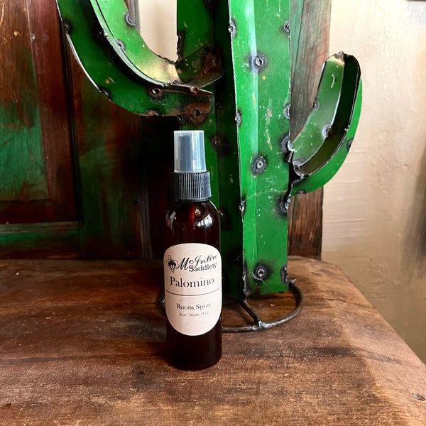 Mcintire Saddlery Palomino Scented Room Spray - 4oz - Discover Mcintire Saddlery Palomino Scented Room Spray - 4oz Quality Mcintire Saddlery Home Fragrances located at The Revival.