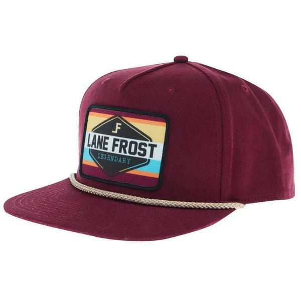 Lane Frost Poncho Maroon Snapback Hat - Lane Frost Poncho Cap