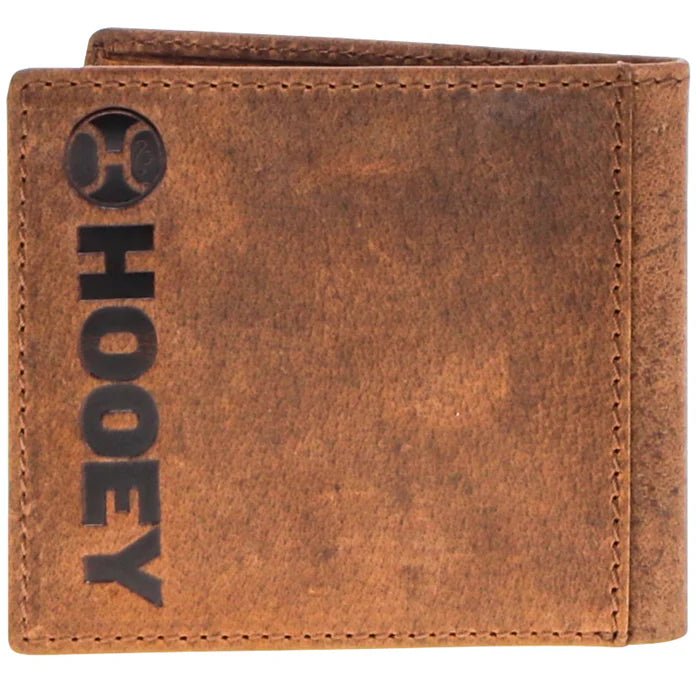 Discover "Ranger" Tan w/Embroidered Accents Bifold Hooey Wallet Quality Hooey Wallet located at The Revival.