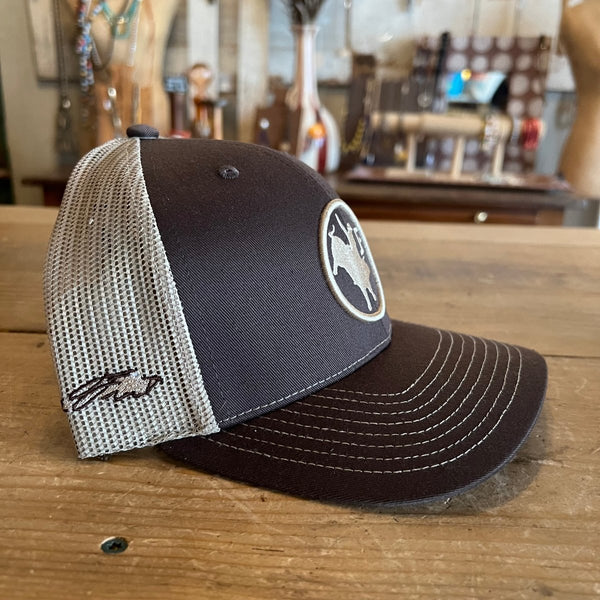 Lane Frost Comeback Western Snapback Hat - Side View of Lane Frost Rodeo Cap
