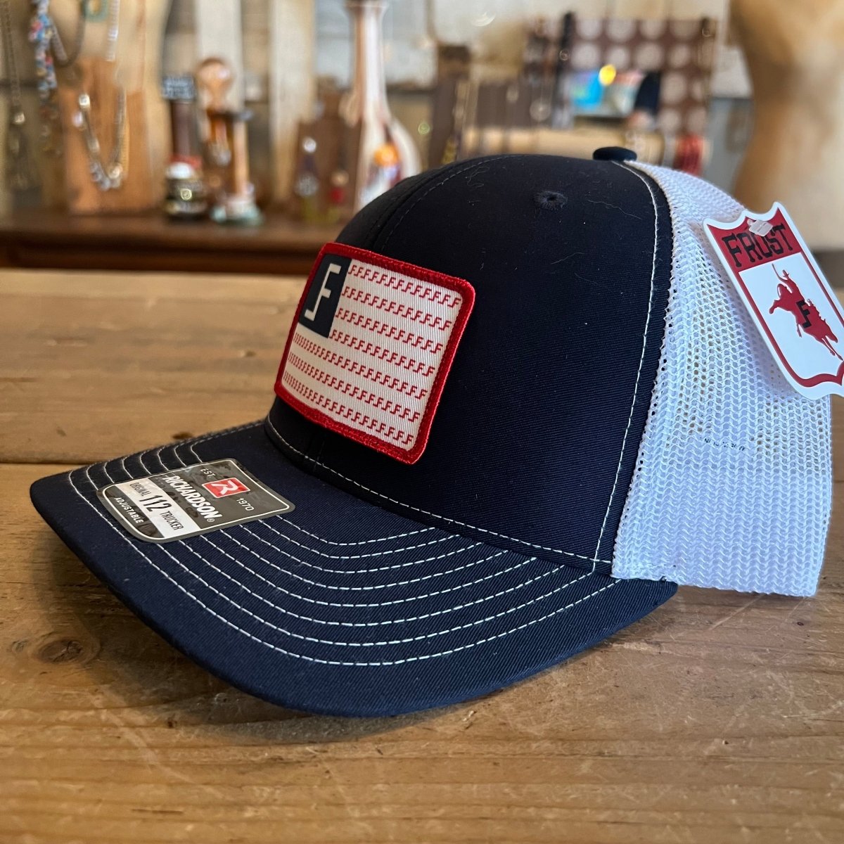Side View of Lane Frost Freedom Western Cap