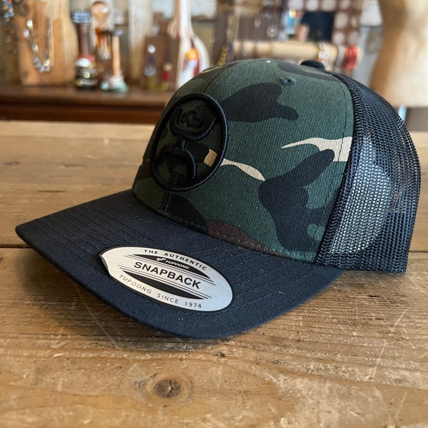 Hooey O‑Classic Black Camo Cap - Styled Hooey O‑Classic Black Camo cap with casual outfit