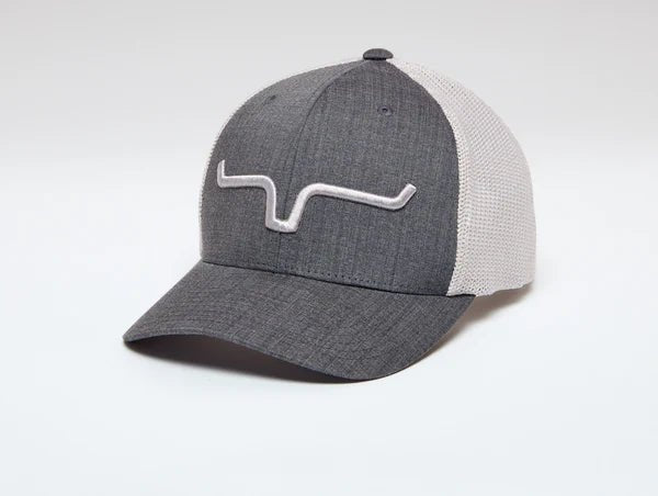 Kimes Ranch Weekly 110 Charcoal Hat - Charcoal Kimes Ranch western snapback cap