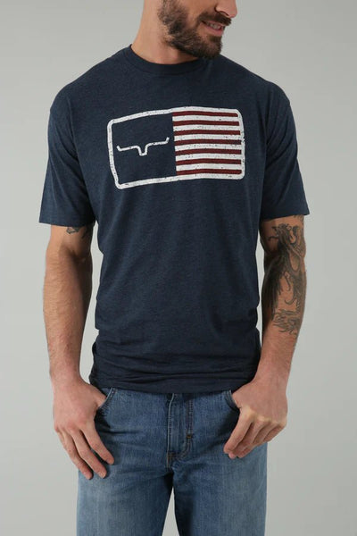 Kimes Ranch American Trucker Tee Shirt - Navy - Discover Kimes Ranch American Trucker Tee Shirt - Navy Quality Kimes Ranch Shirt located at The Revival.