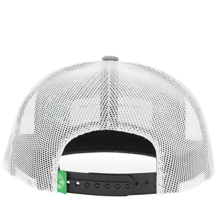Discover Hooey "Horizon" Hat Grey/White w/Green/White & Black Patch Quality Hooey Hats located at The Revival.